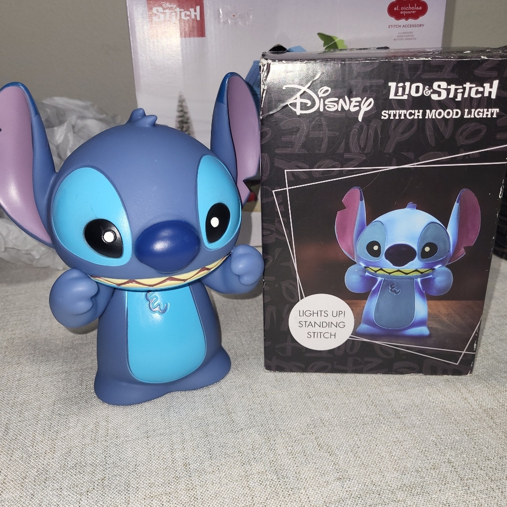 Disney Lilo & Stitch Blue and Purple Mood Light